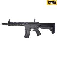 Fucile Elettrico M4 Platinum Tracer QBS LC Style 8.5" NERO Cyma (cm068m-8.5)