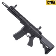 Electric Rifle M4 Platinum Tracer LC Style 8.5" BLACK Cyma (cm006r-8.5)