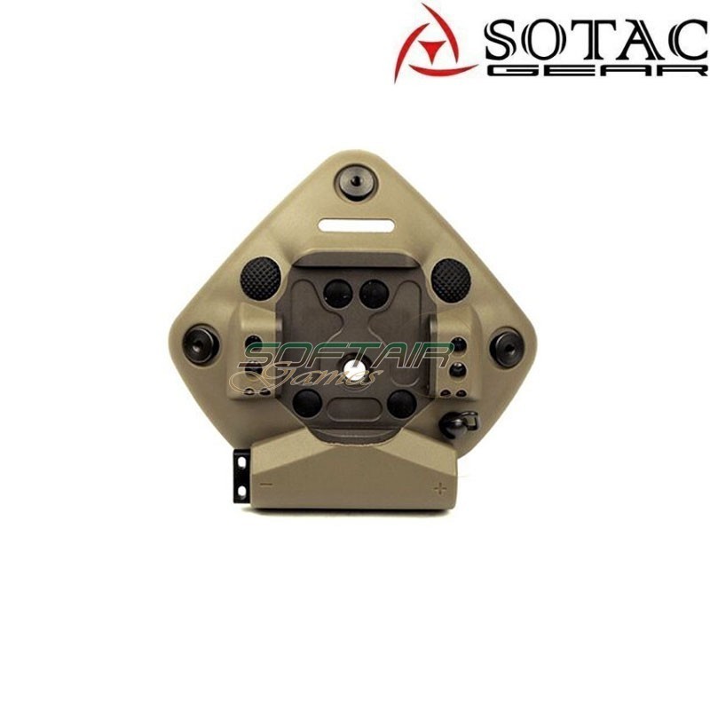 Mount Helmet Universal Shroud-Light DARK EARTH Sotac (sg-mgy-03-de) Mount Helmet Universal Shroud-Light DARK EARTH Sotac (sg-mgy-03-de)