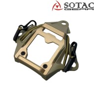 Mount Elmetto OPC Style Shroud DARK EARTH Sotac (sg-mgy-003-de)