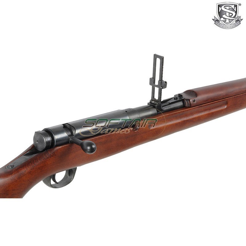 Type 38 bolt-action airsoft rifle - Real Wood [S&T]