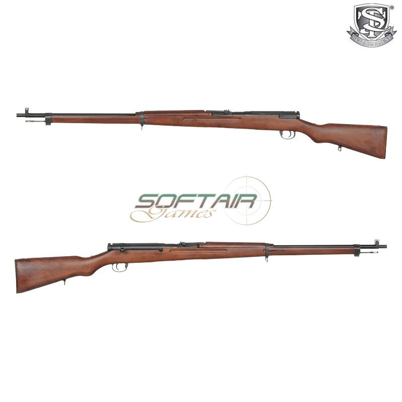 Spring rifle Japanese Arisaka Type 38 REAL WOOD S&T (st-stspg14)