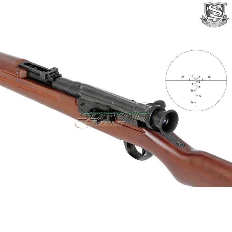 Spring rifle Japanese Arisaka Type 97 REAL WOOD S&T