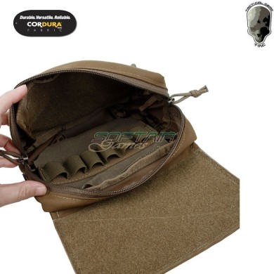 Tasca Mcr Type Drop Down Velcro Utility Coyote Brown Tmc (tmc-3117-cb)