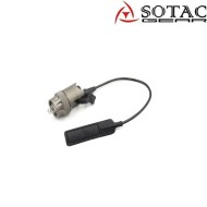 Dual switch remote cable DARK EARTH Sotac (sg-sw-04-de)