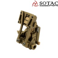 Mount elmetto L4G24 Ver. B con skeleton shroud set DARK EARTH Sotac (sg-l4g24-b-de)