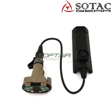 Dual switch remote cable for X300/X400 DARK EARTH Sotac (sg-sw-1-de)