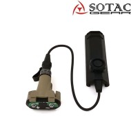 Dual switch remote cable for X300/X400 DARK EARTH Sotac (sg-sw-1-de)