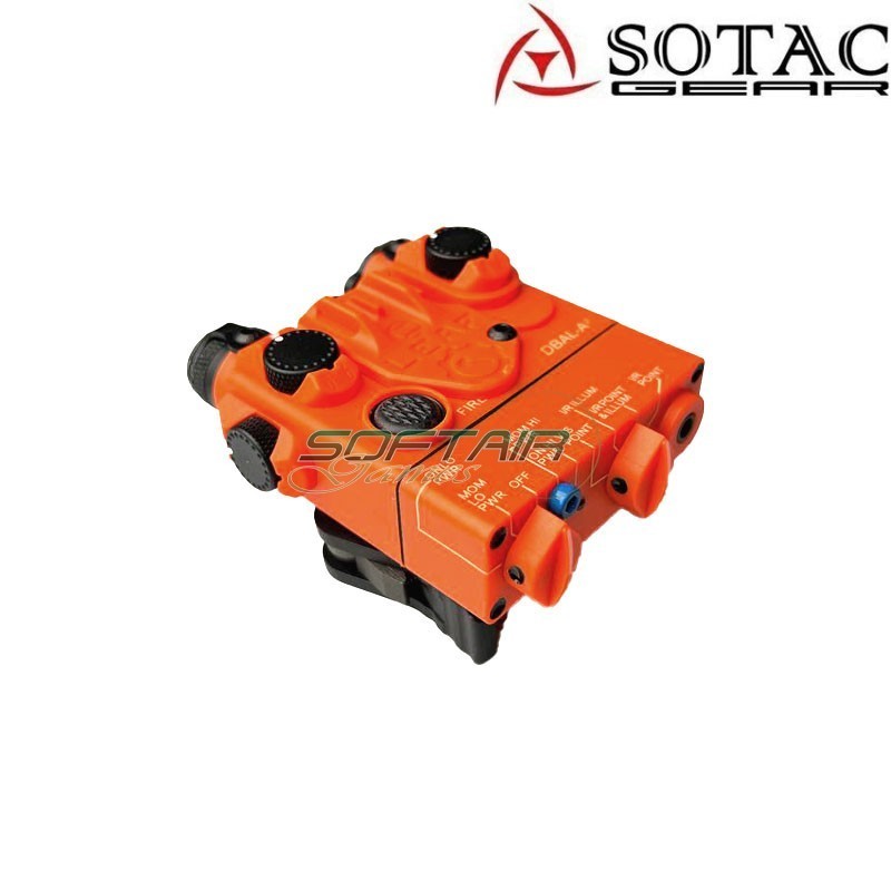 Dbal-a2 peq GREEN laser/flashlight ORANGE sotac gear (sg-jgq-05-og-green)