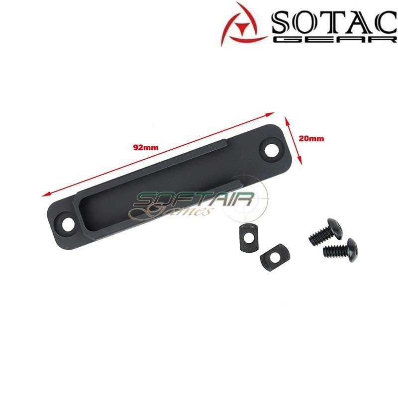 LCS MK1 Switch Mount LC  BLACK Sotac (sg-99-bk)