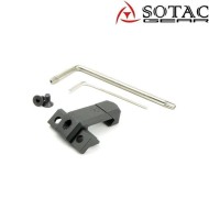 Tactical Side Scout Mount OSM-P 20mm Weaver NERO per M600 Sotac (sg-jq-088-bk)