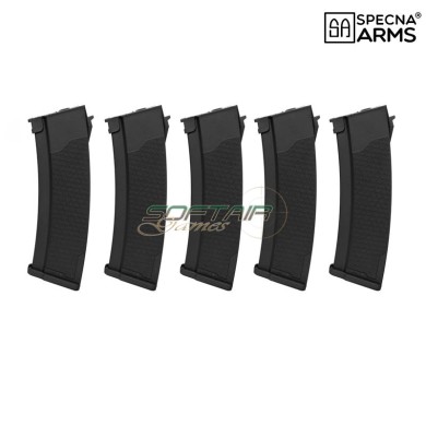 Set 5 caricatori S-Mag maggiorati polimero 380bb BLACK per AK Specna Arms® (spe-05-032796)