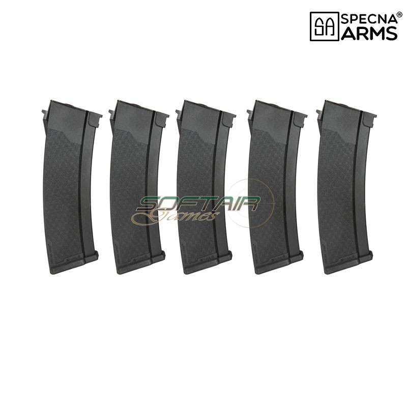 Set 5 Caricatori S-Mag Monofilari polimero 175 Bb BLACK per AK Specna Arms® (spe-05-032794) Set 5 Caricatori S-Mag Monofilari polimero 175 Bb BLACK per AK Specna Arms® (spe-05-032794)