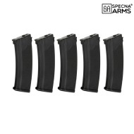 Set 5 Caricatori S-Mag Monofilari polimero 175 Bb BLACK per AK Specna Arms® (spe-05-032794) Set 5 Caricatori S-Mag Monofilari polimero 175 Bb BLACK per AK Specna Arms® (spe-05-032794)