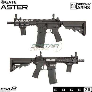 Electric rifle sa-e12 m4 short keymod carbine edge 2.0™ BLACK specna arms® (spe-01-028014)