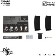 Electric Rifle SA-E08 Edge™ RRA M4 Keymod Carbine Replica BLACK Specna Arms® (spe-01-033911)