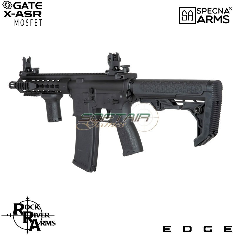 Electric Rifle SA-E08 Edge™ RRA M4 Keymod Carbine Replica BLACK Specna Arms® (spe-01-033911)