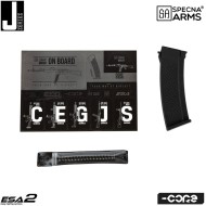 Electric rifle J-Series™ SA-J72 core™ carbine replica BLACK Specna Arms® (spe-01-035509)