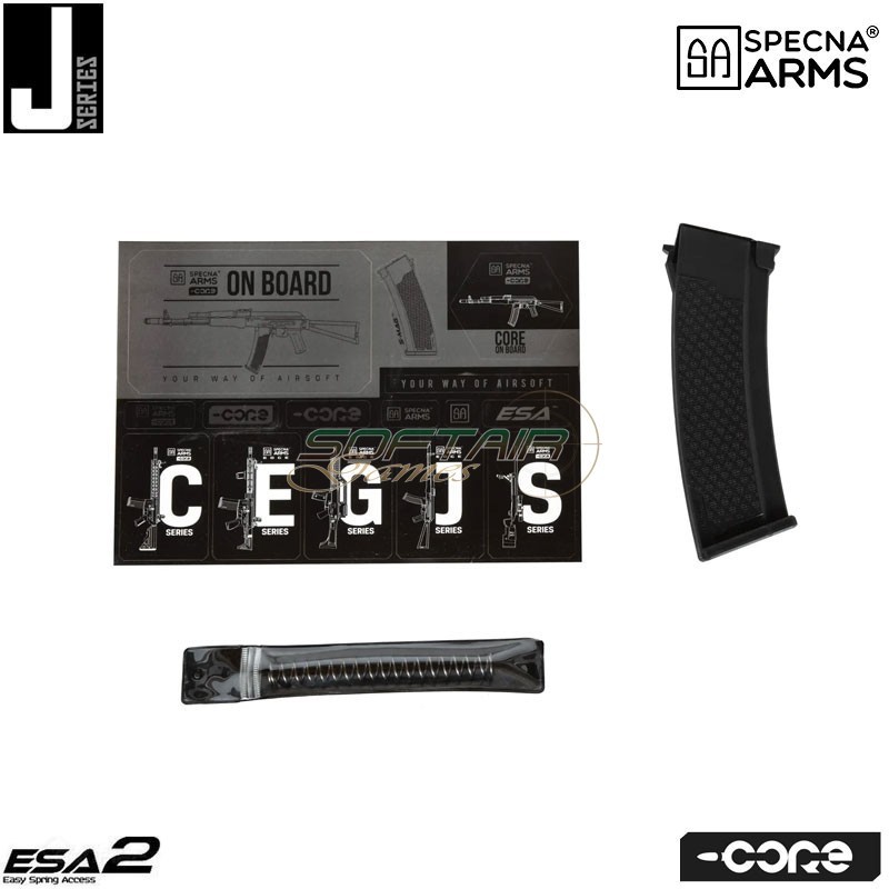 Electric rifle J-Series™ SA-J73 core™ carbine replica BLACK Specna Arms® (spe-01-035510)