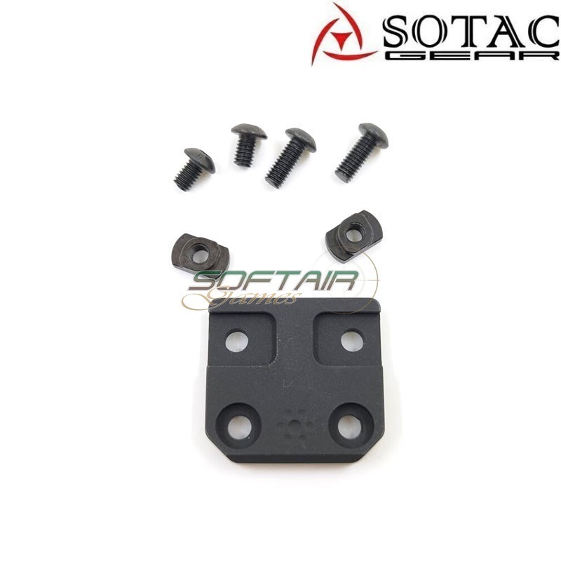 Tactical Side Scout Mount LC Weaver BLACK for M300/M600 Sotac (sg-jq-092-bk)
