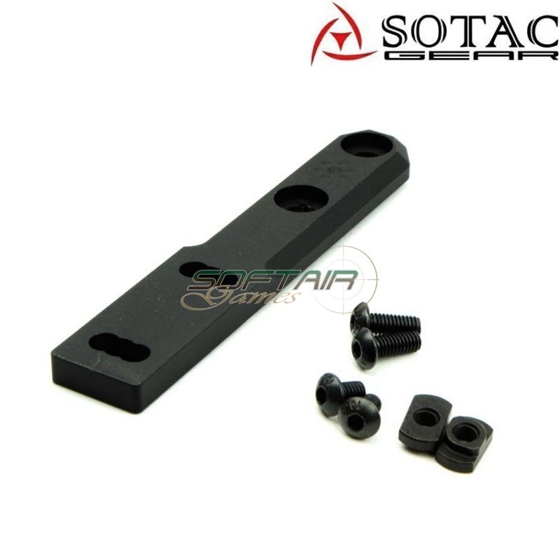 Compact Scout Light Rail Mount BLACK for M300/M600 Sotac (sg-jq-093-bk)