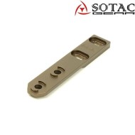 Compact Scout Light Rail Mount DARK EARTH per M300/M600 Sotac (sg-jq-093-de)