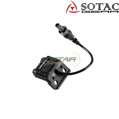 MOD-A bottone tattico SF Plug NERO per torcia Sotac (sg-mod-a-bk)