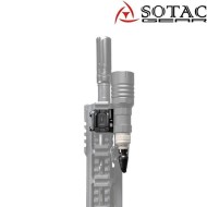 MOD-A tactical button SF Plug DARK EARTH for flashlight Sotac (sg-mod-a-de)