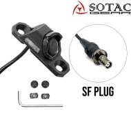MOD-C tactical button SF Plug BLACK for flashlight Sotac (sg-mod-c-bk)