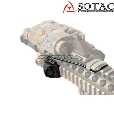 MOD-B bottone tattico SF Plug NERO per torcia Sotac (sg-mod-b-bk)