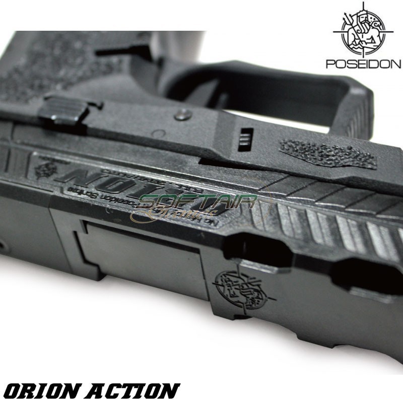 Gas GBB pistol Orion No.2-Action BLACK Poseidon (ppw-02-a-bk)