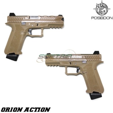 Gas GBB pistol Orion No.2-Action TAN Poseidon (ppw-02-a-tan)