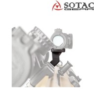 T2 / RMR offset mount BLACK per weaver 20mm Sotac (sg-jq-095-bk)