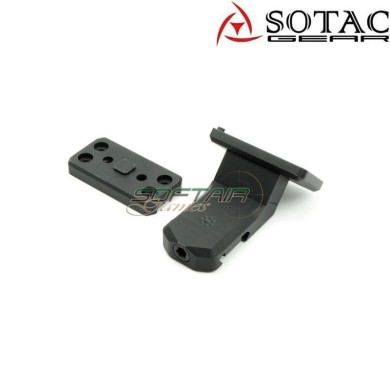 T2 / RMR offset mount BLACK for weaver 20mm Sotac (sg-jq-095-bk)