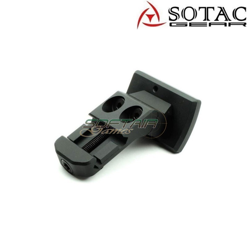 T2 / RMR offset mount BLACK per weaver 20mm Sotac (sg-jq-095-bk)