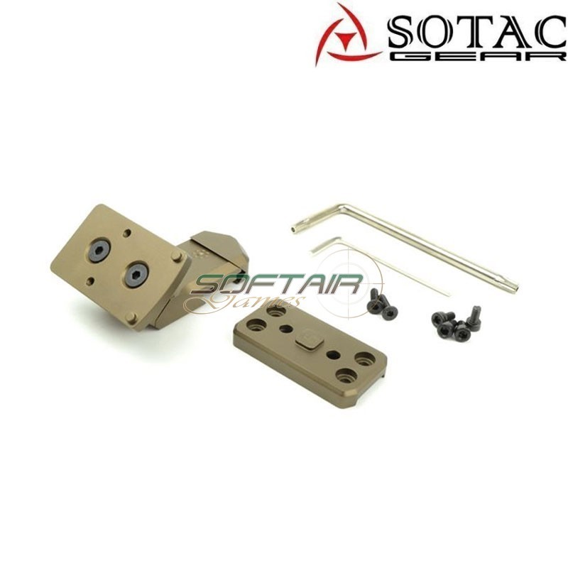 T2 / RMR offset mount DARK EARTH for weaver 20mm Sotac (sg-jq-095-de) T2 / RMR offset mount DARK EARTH for weaver 20mm Sotac (sg-jq-095-de)