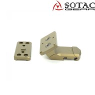 T2 / RMR offset mount DARK EARTH for weaver 20mm Sotac (sg-jq-095-de) T2 / RMR offset mount DARK EARTH for weaver 20mm Sotac (sg-jq-095-de)