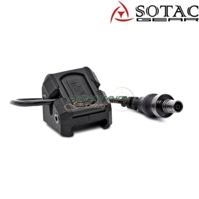MOD-E bottone tattico SF Plug NERO per torcia Sotac (sg-mod-e-bk)