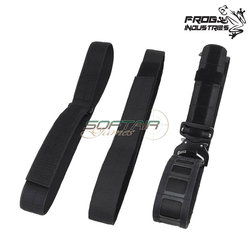 Tactical belt Knight ron. style BLACK Frog Industries® (fi-ba28-bk)