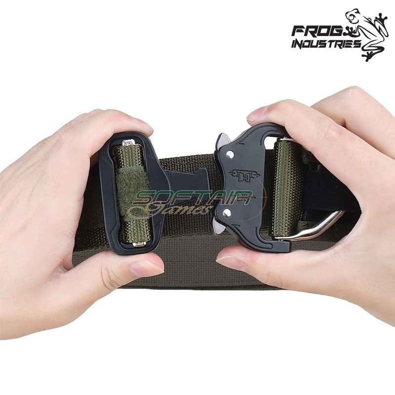 Tactical belt Knight ron. style BLACK Frog Industries® (fi-ba28-bk)