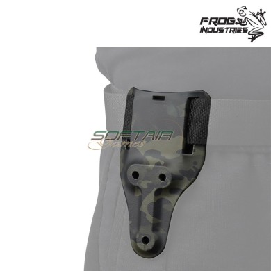 Base adattatore SHORT MULTICAM BLACK per fondina tattica Frog Industries® (fi-wo-gb55mcbk)