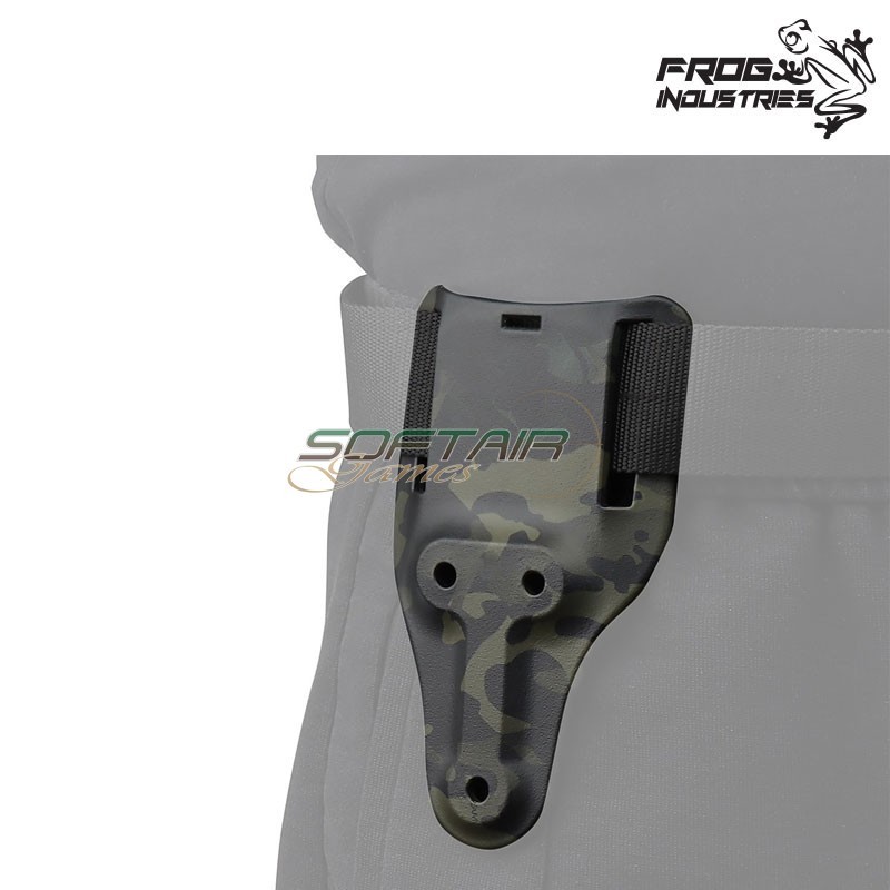 Base adattatore SHORT MULTICAM BLACK per fondina tattica Frog Industries® (fi-wo-gb55mcbk)