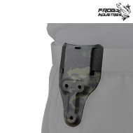 Tactical holster SHORT MULTICAM BLACK adapter base Frog Industries® (fi-wo-gb55mcbk)