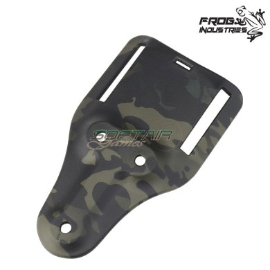 Tactical holster SHORT MULTICAM BLACK adapter base Frog Industries® (fi-wo-gb55mcbk)