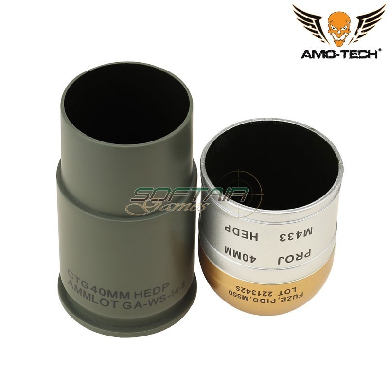 KIT 3pz Granate Dummy 40mm M433 Amo-Tech® (amt-ex036)