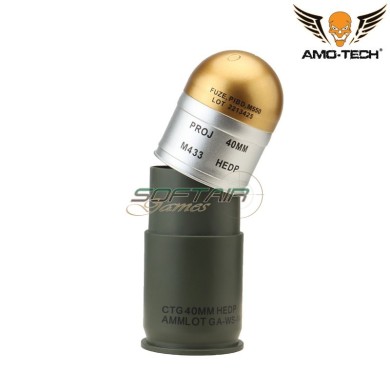 Kit 3pz Dummy Grenade 40mm M433 Amo-Tech® (amt-ex036)