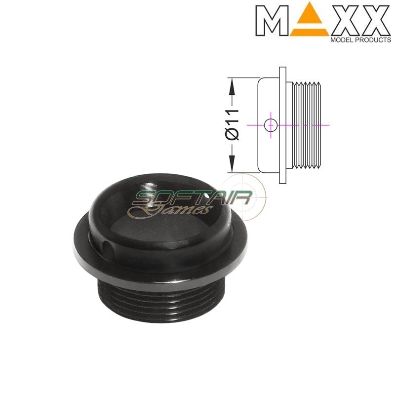 Hopup Chamber Inlet Adaptor OD 11mm Aluminum Cnc Maxx Model (mx-hop010a11) Hopup Chamber Inlet Adaptor OD 11mm Aluminum Cnc Maxx Model (mx-hop010a11)