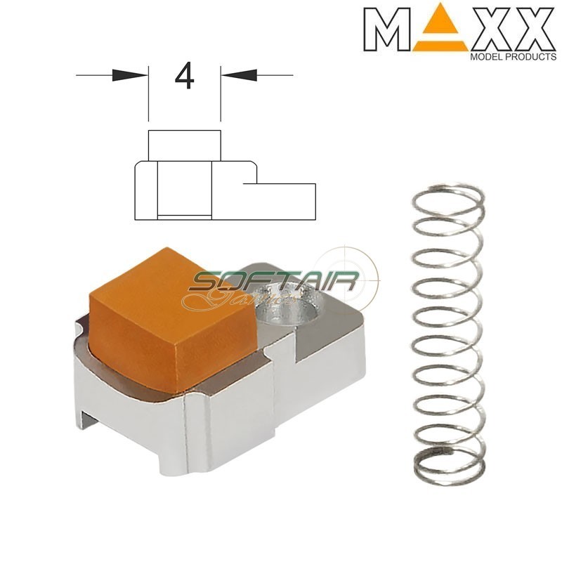 Hopup Chamber Soft Flat Nub 4mm Maxx Model (mx-hop010sf4) Hopup Chamber Soft Flat Nub 4mm Maxx Model (mx-hop010sf4)