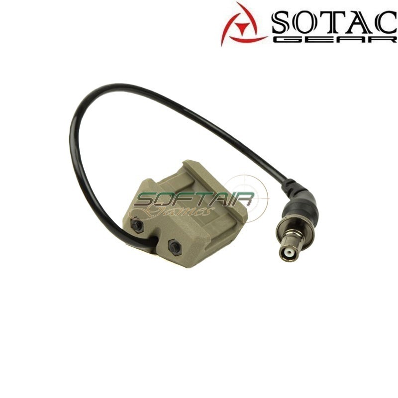 MOD-E bottone tattico SF Plug DARK EARTH per torcia Sotac (sg-mod-e-de)