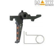 CNC Aluminum Style E Advanced Trigger BLACK per MTW Maxx Model (mx-trg010seb) CNC Aluminum Style E Advanced Trigger BLACK per MTW Maxx Model (mx-trg010seb)